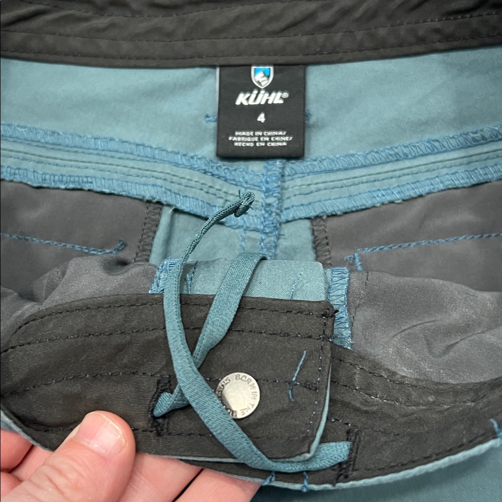 Kuhl Spire Shorts Hiking Shorts in Blue Size 4 - Picture 3 of 13